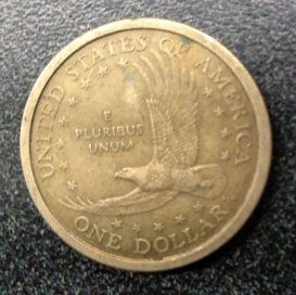 1 USD Coin (back)