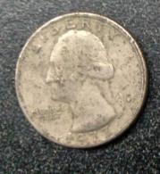 1977 Quarter coin (front)