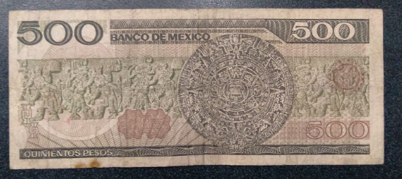 500 MXP Bill