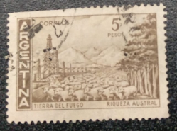 Front of an Argentina Stamp