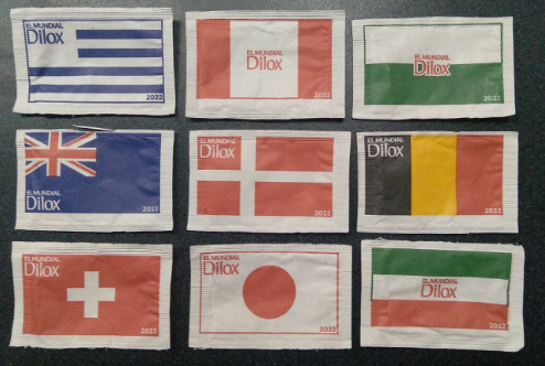 Dylox Empty sugar envelopes