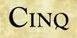 'Cinq' Fifty written in Spanish