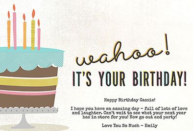 e-birthday card for your party.