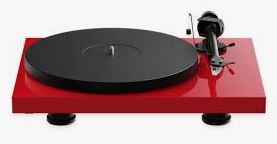 Red record player