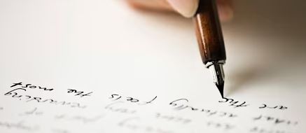 Writting a letter...